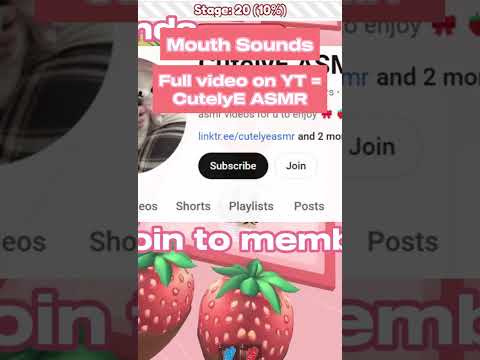 Relaxing asmr for sleep! 💤💗 #asmr #roblox #triggersforsleep #mouthsounds #tapping