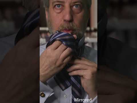 ASMR How To Tie a Tie - Four In Hand (Short)