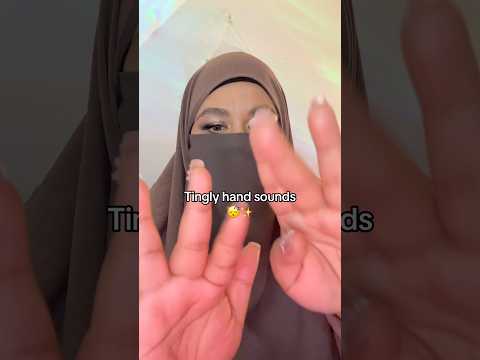 ASMR - Tingly hand sounds #asmrtingles #asmrsounds #viralshorts