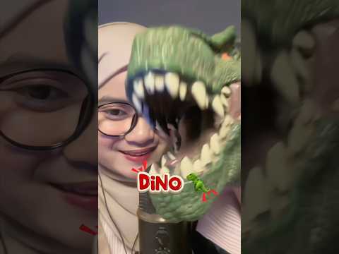 DI MAKAN DINO 🦖 rawrrrr #asmrvideo #asmr