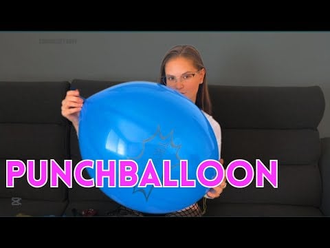 💙 HUGE BLUE PUNCH BALLOON INFLATION ASMR 🎈 | Satisfying Sounds & Big Balloon