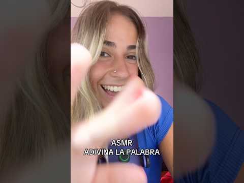 ASMR ADIVINA LA PALABRA 😊 #asmr #relax #visualtingle #argentina