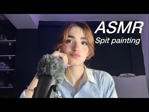  ASMR Spit Painting 💫 |نقاشی پاستلی آرام‌بخش و خواب‌آور