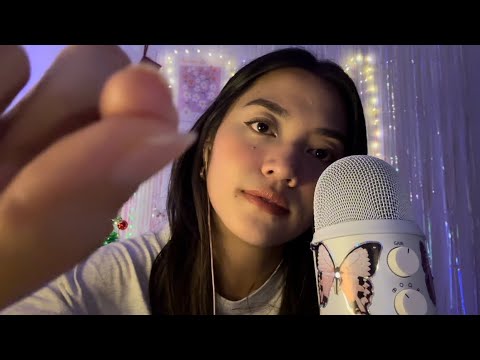 ASMR - Makeup roleplay propless (face touching visuals & mild mouth sounds) | (malaysia)