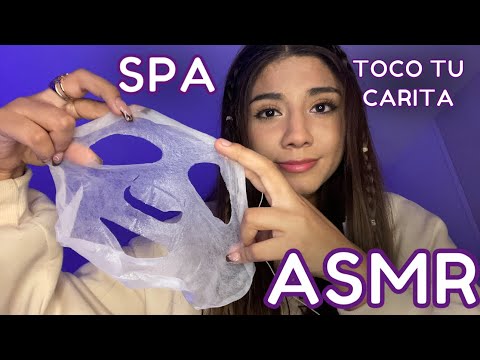 ASMR en ESPAÑOL / LIMPIEZA FACIAL REALISTA   / ASMR TOCANDO TU CARITA - SPA