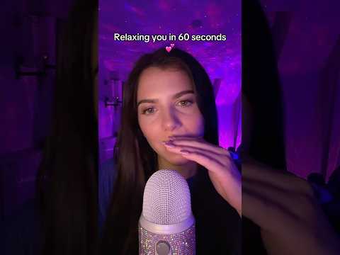 Relaxing you in 60 seconds 💕 #asmr #ASMR #personalattention #sleep #relax #whispers #asmrchallenge