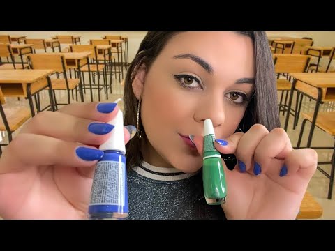 ASMR POV: AQUELA AMIGA QUE AMA FAZER SUAS UNHAS NA SALA DE AULA