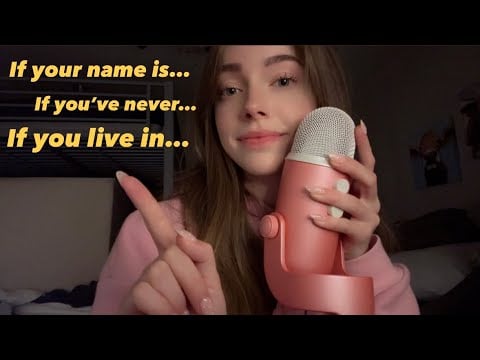 ASMR For SPECIFIC People ONLY