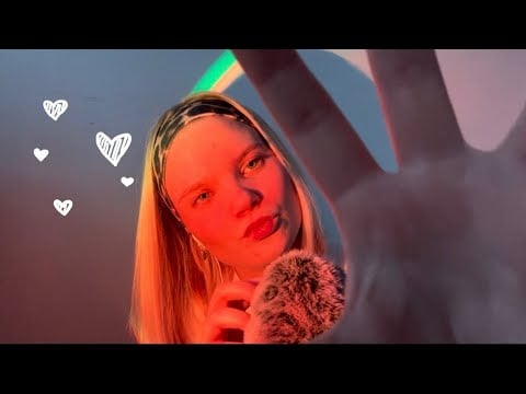 ASMR fluffy cover massage/scratches & breathy whispers 🧡