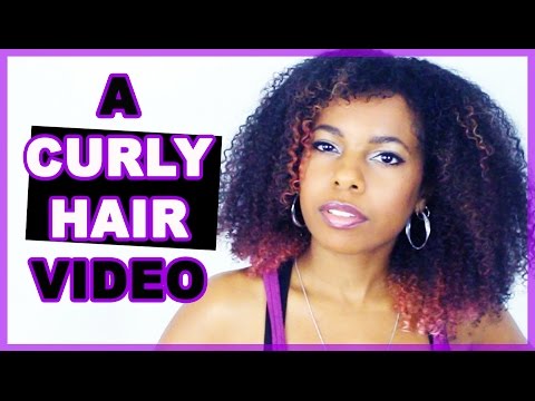 CURLY HAIR Routine - Wash & Go⎪Fall 2015 (Natural Hair) ♥