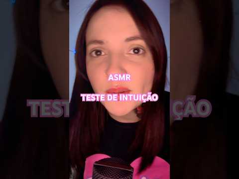 ASMR | Teste de intuição #asmr #asmrvideo #asmrsounds