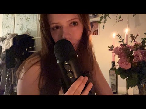 Asmr~Tingly and clicky whisper ramble🌷