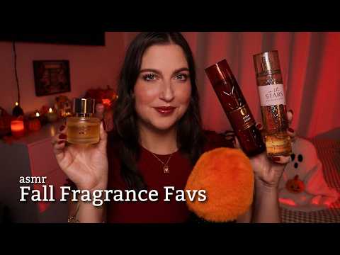 ASMR Fall Fragrance Favorites 🍨🥃 Chatty Whispers & Perfume Bottle Taps