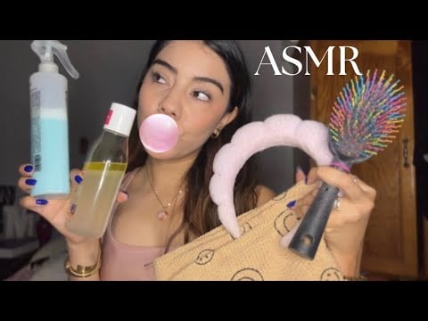 ASMR | voz normal TU AMIGA TE AYUDA A MAQUILLARTE💗