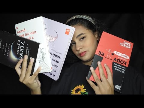 ASMR CASEIRO SONS QUE VÃO TE FAZER DORMIR EM 14 MINUTOS "LIVROS QUE EU COMPREI NA BIENAL"