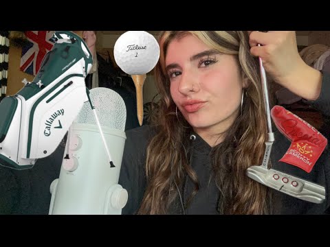 [ASMR] WHATS IN MY GOLF BAG ⛳️