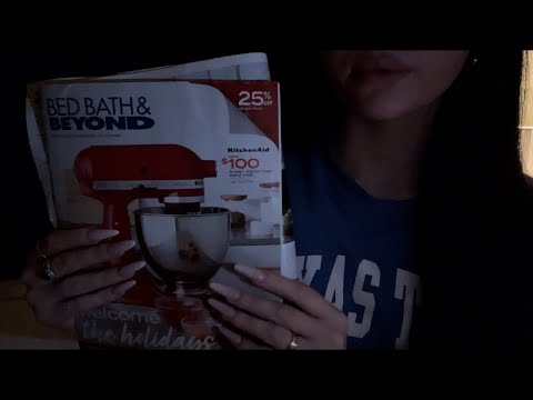 ASMR| MAGAZINE FLIP THROUGH/RAMBLE