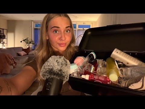 Dutch ASMR| Producten-Opgemaakt| Show en tell🤍🍀