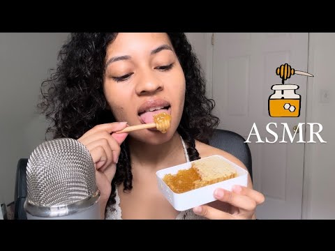 ASMR Español COMIENDO MIEL 🍯 #rawhoney