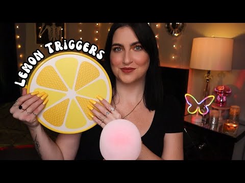 ASMR | Lemon Themed Trigger Assortment 🍋💛