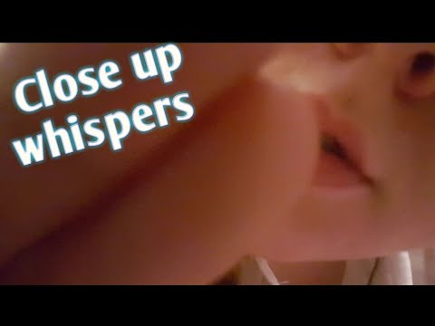 ASMR || Triggers & Close up whispers ||