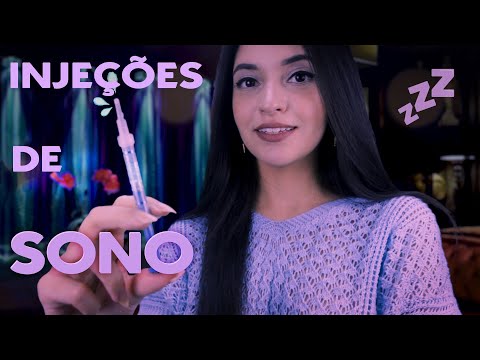 ASMR CLÍNICA DO SONO 😴 Tratamento Definitivo Para Dormir 💉 Roleplay Original, ASMR BR