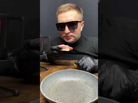 ASMR Egg in sausage & hot dog #shorts