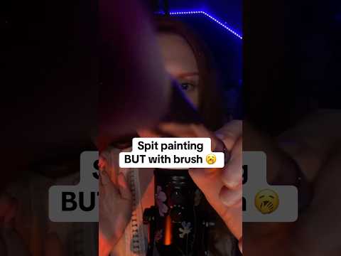 Watch longer 👆🏻Face painting ASMR 🥱Mouth sounds 🫠