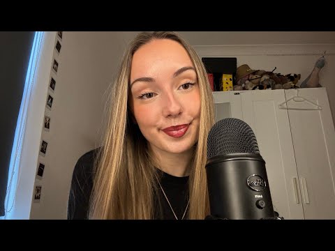 ASMR Up Close Inaudible whispering rambles & trigger words 🕯️