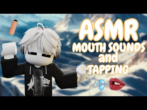 Roblox ASMR ~ snowboard obby! mouth sounds and tapping 👄✨(NO TALKING)