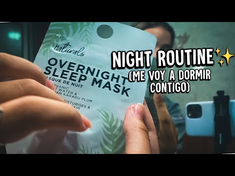 ASMR / NIGHT ROUTINE y me DUERMO CONTIGO 🌙