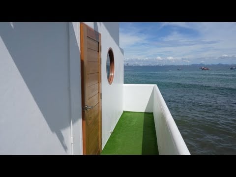 Private beachfront pool villa in Koh Larn, Thailand 🇹🇭 #shorts