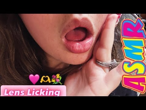 Pure Slow&Fast Lens Licking (ASMR) 🫶🩷