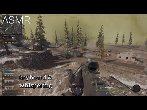 [ASMR Warzone] our first victory ♡ relaxing keyboard sounds & whispering
