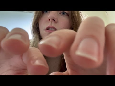 asmr lofi fast & aggressive tapping, hand movements, whispering, and mouth sounds ⏩