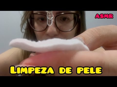 ASMR LIMPEZA DE PELE BEM CALMINHA #asmr
