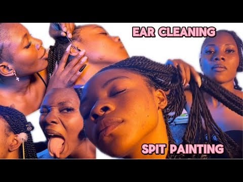 Extreme Ear Tingles: Sensitive Ear Cleaning, Oiling, Licking & Eating ASMR, Fast Ear Massage