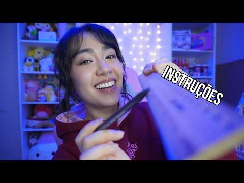 ASMR | Siga Minhas Instruções (com voz suave)