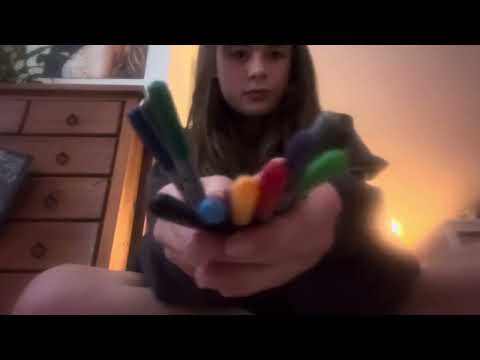 lofi asmr drawing on your face 