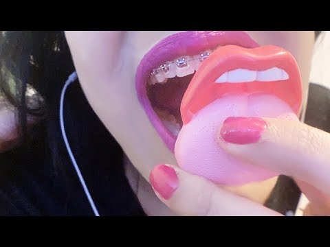 ASMR Lollipop Eating Sounds 🍭💟🍬