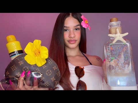 Asmr roleplay español ✨ te arreglo para la playa 🏖️