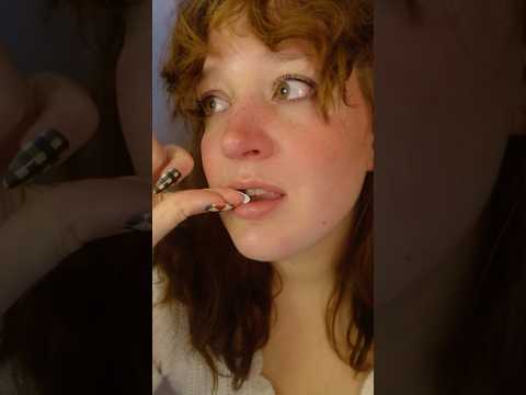 Teeth Tapping With Christmas Nails 🎅✨ ASMR  #asmr #mouthsounds