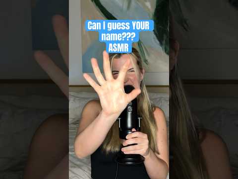 SAYING YOUR NAME ASMR #asmr #tracing #whispering