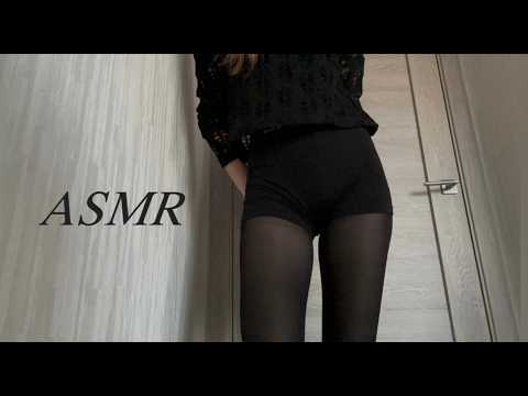 ASMR | super relaxing pantyhose scratching / tights scratching / build-up camera tapping / lofi asmr