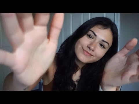 ASMR | Sleeeppyyy Hand Movements + Tingly Mouth Sounds 😴