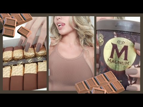 🍦🍫 ASMR EATING MAGNUM CHOCOLATE ICE CREAM 🍫🍦