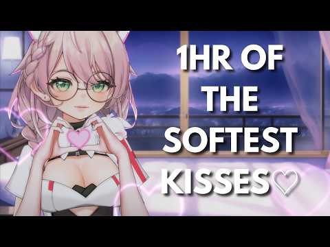 ASMR 1HR of the Softest Kisses ♡ (Binaural) (3DIO)