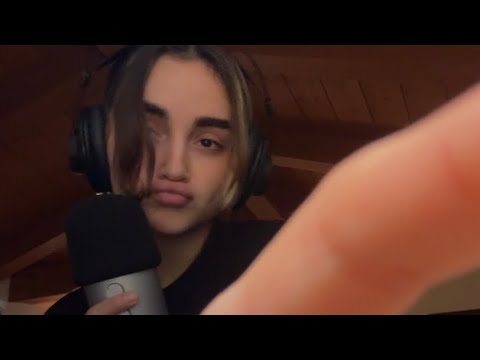 ASMR Hand Motions & Mouth Sounds Combo (kinda hypnotizing/tingly)