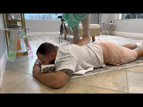 She SMASHED the Back Cracks Out of Him with Her FEET