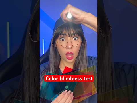 ASMR color blindness test with Doctor Luna #asmr #shorts #comedy